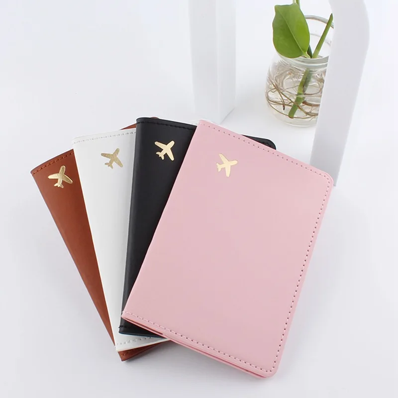 Travel Accessories Wallet - แฟชั่นผู้ถือหนังสือเดินทางกระเป๋าเดินทางบาง Slim ID Card เอกสารกระเป๋าสตางค์ PU