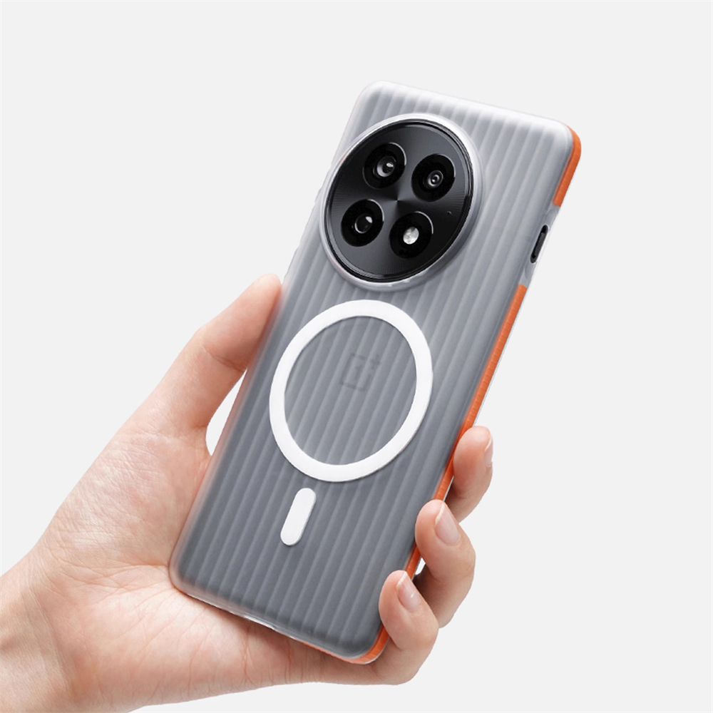 Luggage Cover Protector - หรูหราลูกฟูกรูปแบบMatte Magnetic CaseสําหรับOnePlus 13 13T 1
