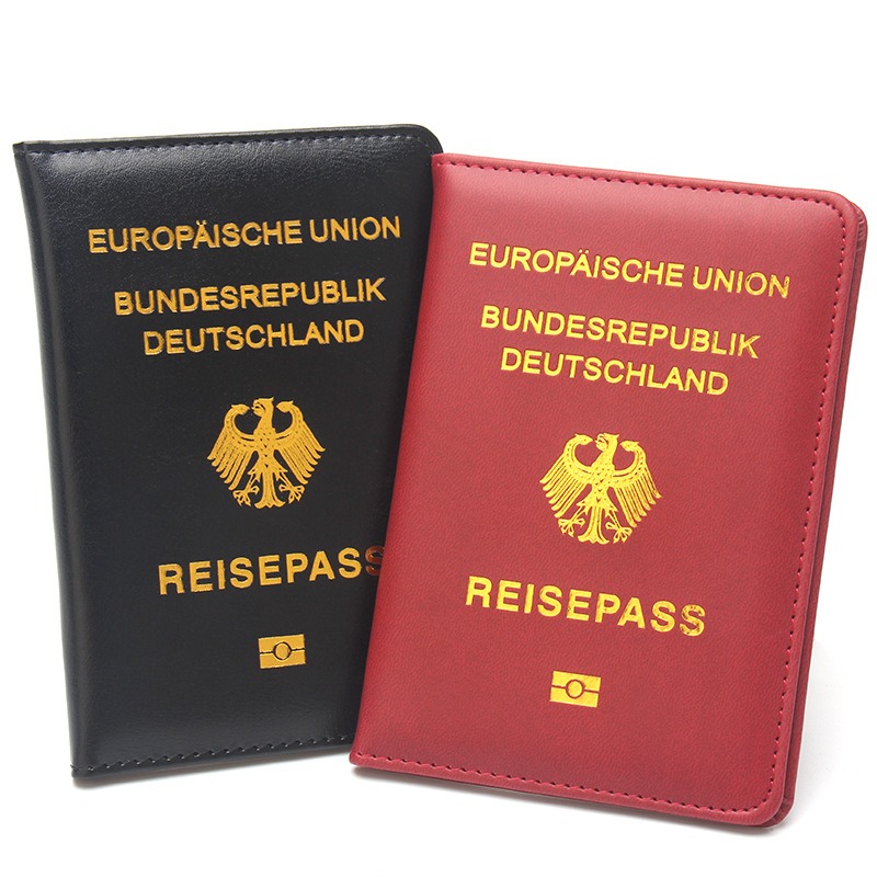 Travel Accessories Wallet - เยอรมนีหนังสือเดินทางผู้หญิงสีชมพูเยอรมันผู้ถือหนังสือเดินทางสําหรับหนังสือเดินทางกระเป๋าสตางค์ Reisepass Deutschland Protector
