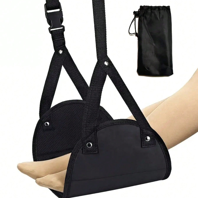 แบบพกพาปรับ Footrest Hammock ส - Travel Accessories Long Flight บทวิจารณ์และราคา