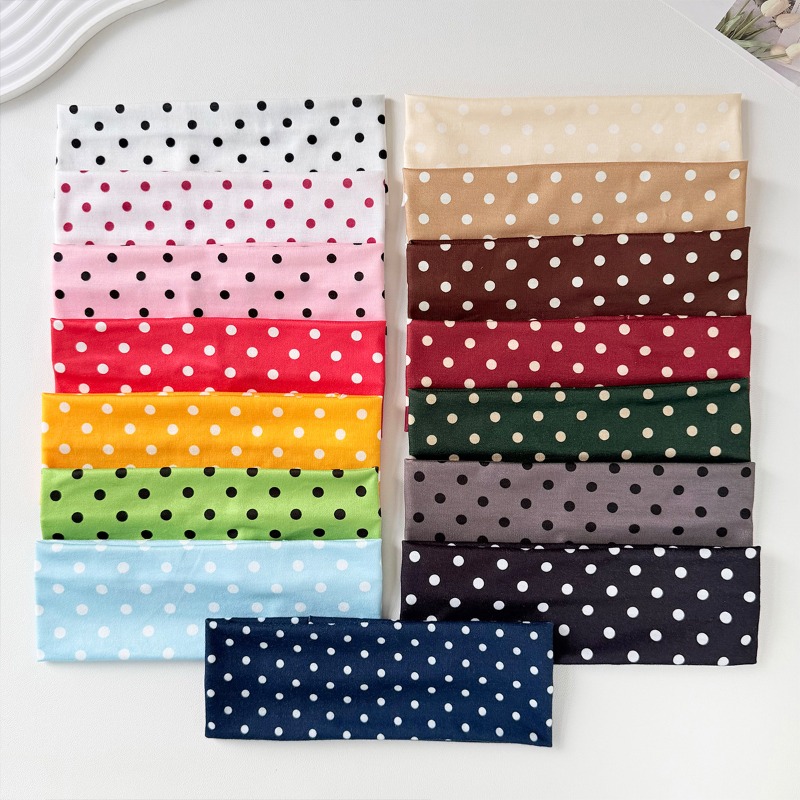 ที่คาดผมลายจุด 2 ชิ้น ผ้าเนื้อ - Travel Accessories Aesthetic บทวิจารณ์และราคา