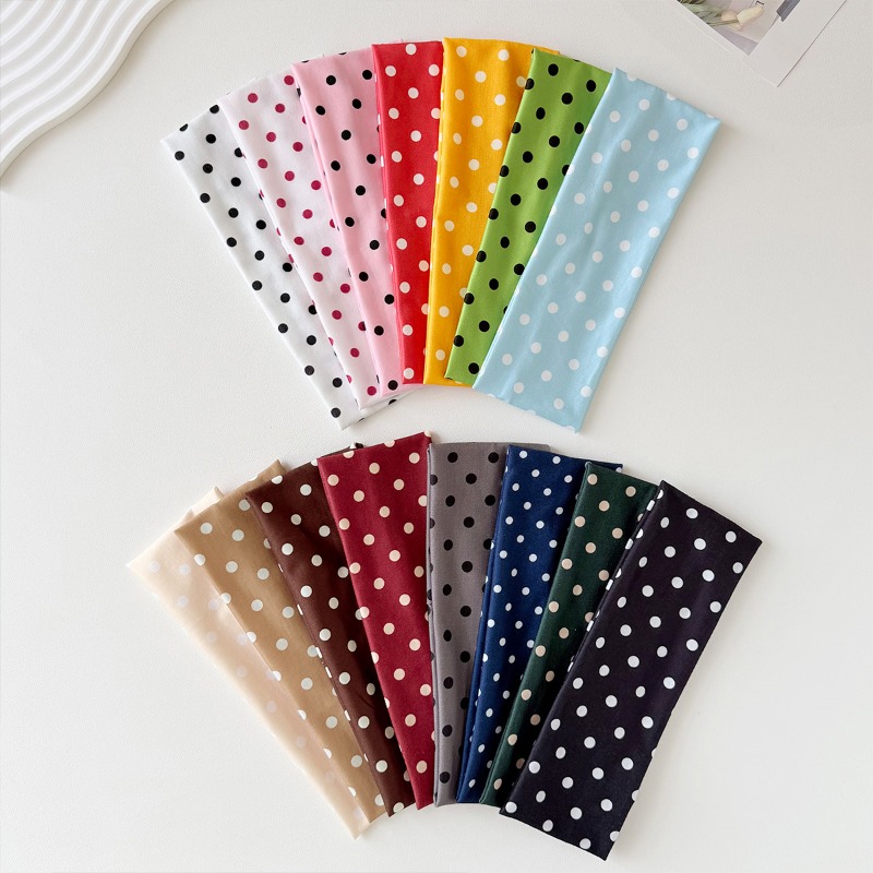 ที่คาดผมลายจุด 2 ชิ้น ผ้าเนื้อ - Travel Accessories Aesthetic บทวิจารณ์และราคา