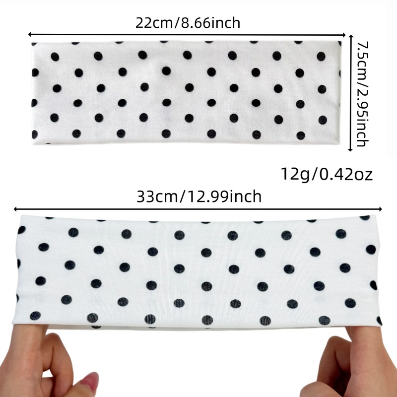 ที่คาดผมลายจุด 2 ชิ้น ผ้าเนื้อ - Travel Accessories Aesthetic บทวิจารณ์และราคา