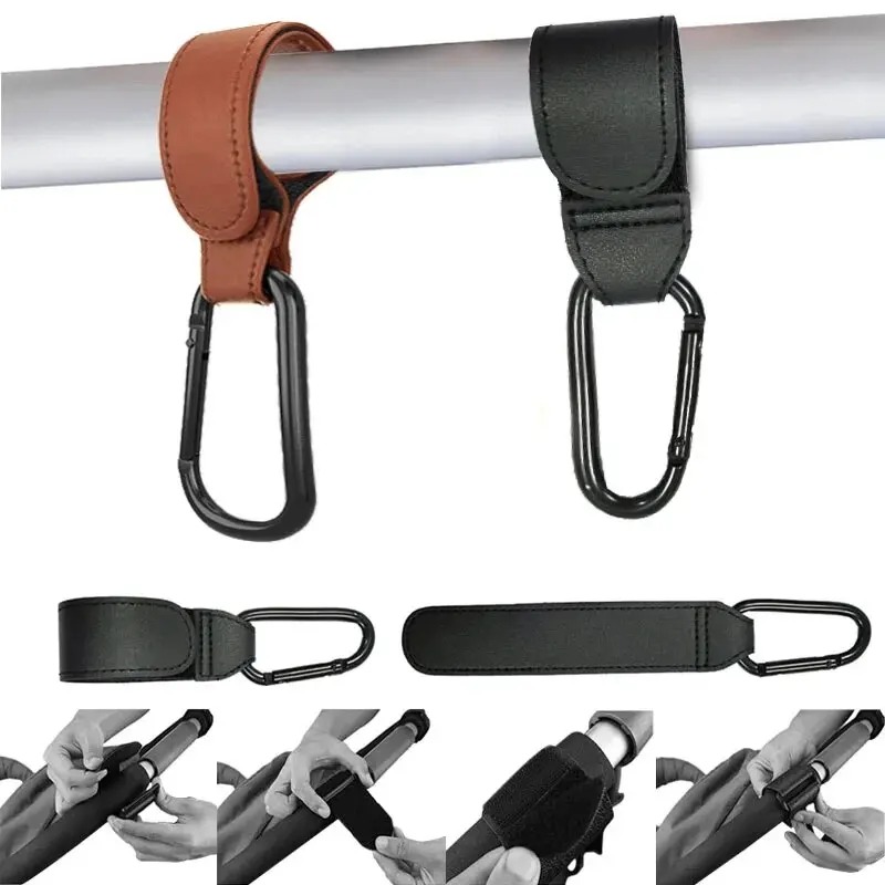 ตะขอเกี่ยวรถเข็นเด็กแบบหนัง 2  - Travel Accessories Baby บทวิจารณ์และราคา