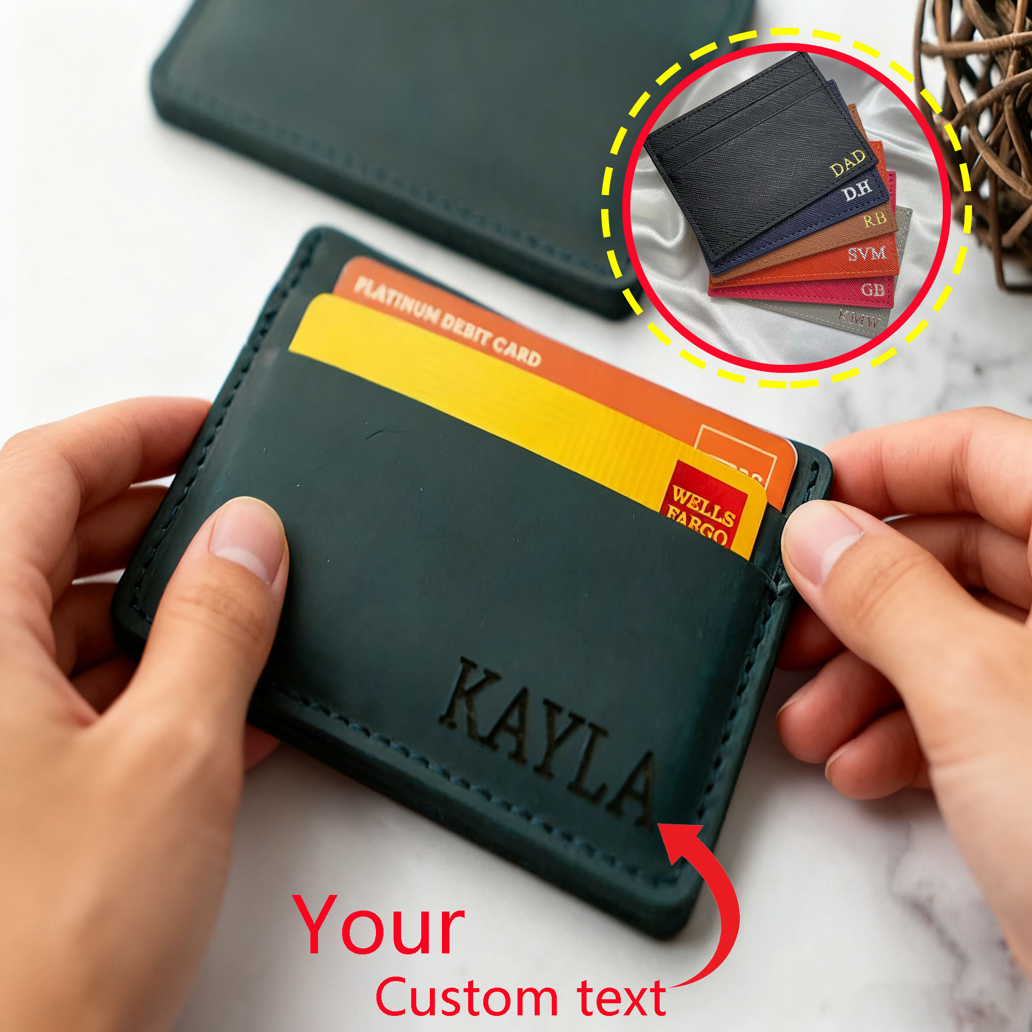ซองใส่บัตรหนังแท้คุณภาพสูงแบบก - Travel Accessories Wallet บทวิจารณ์และราคา